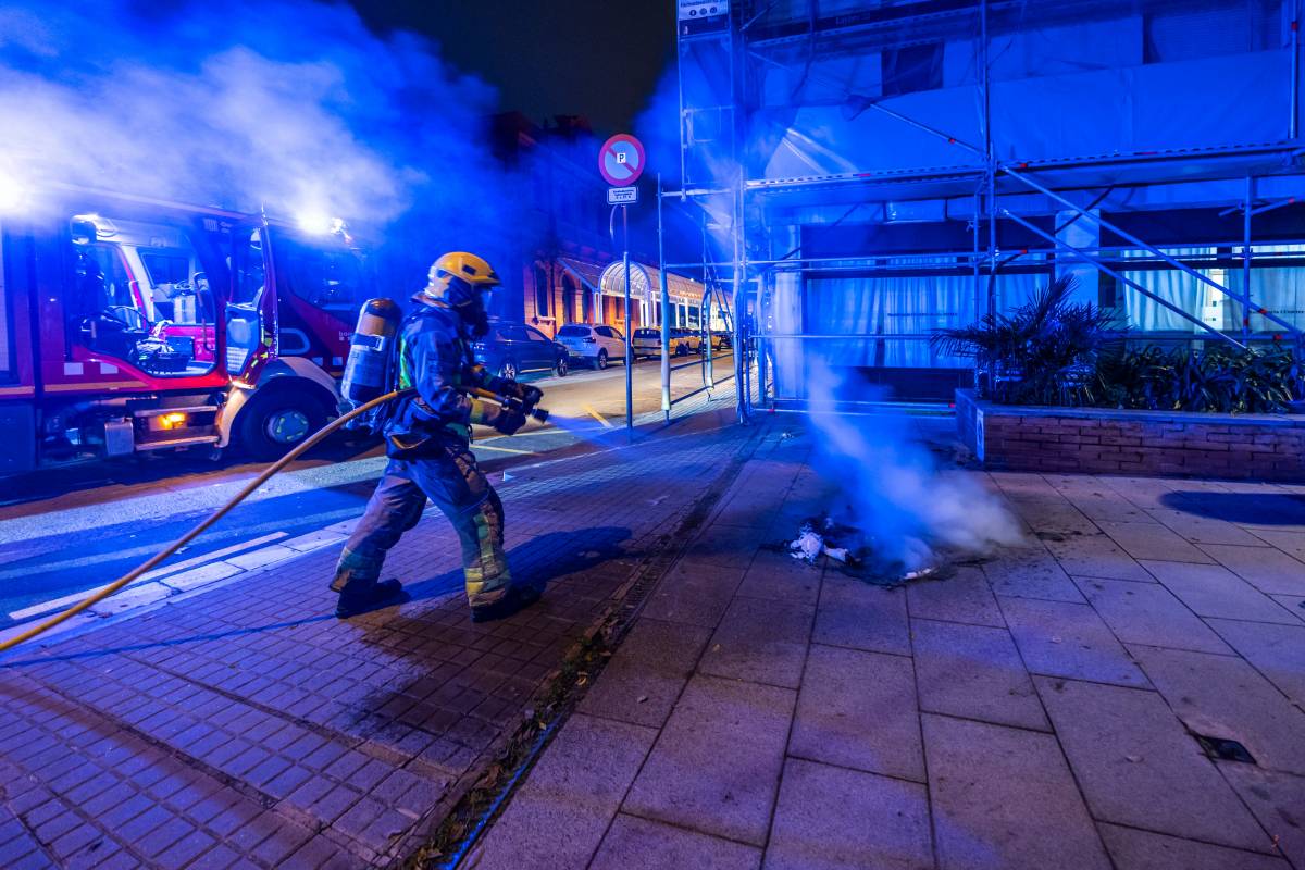 Intervenció dels Bombers de la Generalitat a Sabadell