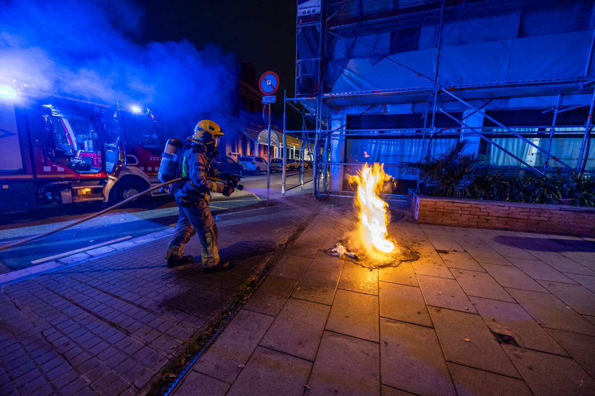 Intervenció dels Bombers de la Generalitat a Sabadell