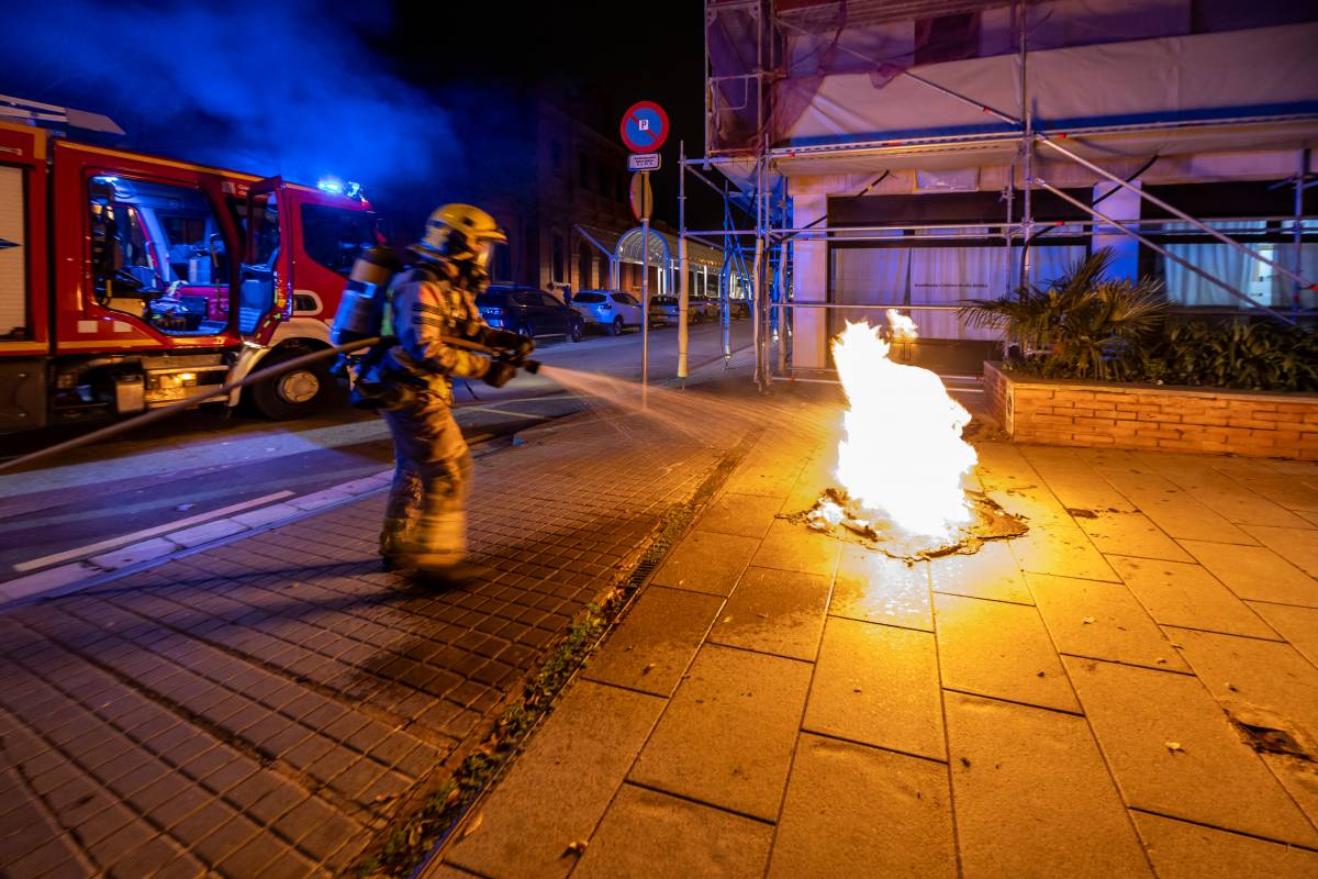 Intervenció dels Bombers de la Generalitat a Sabadell