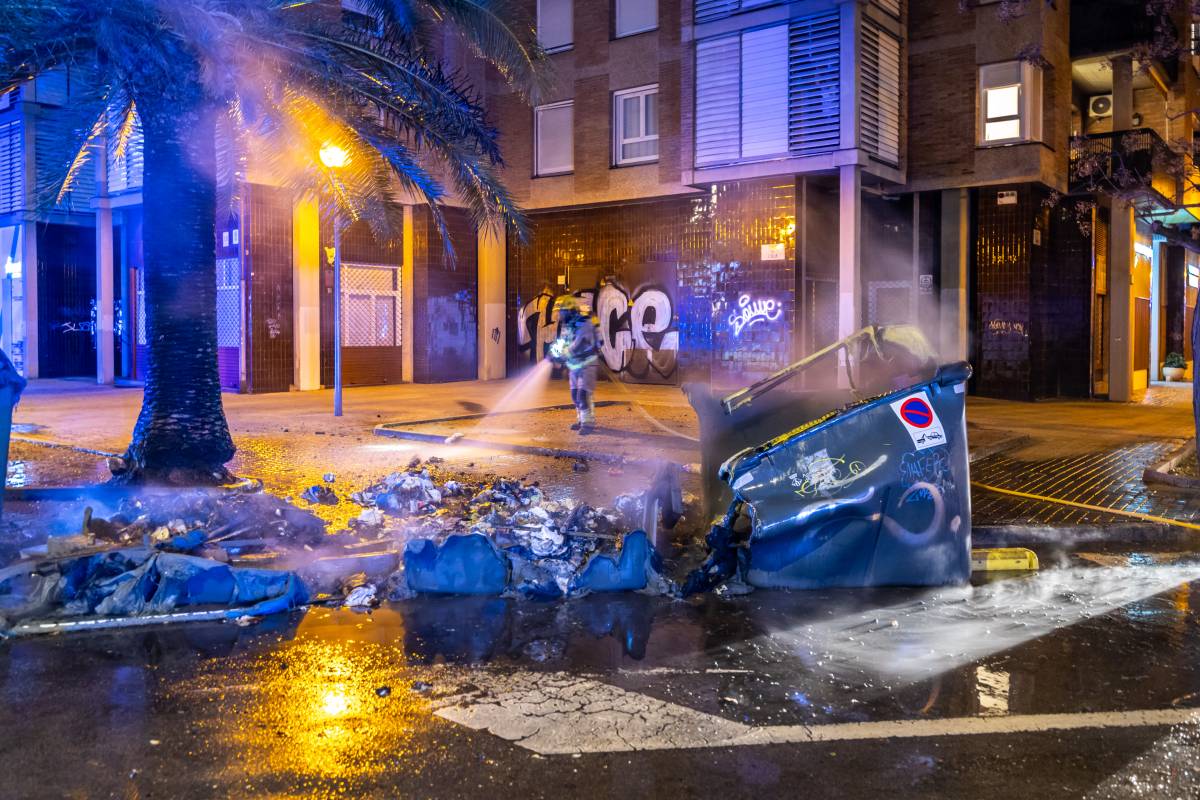 Intervenció dels Bombers de la Generalitat a Sabadell
