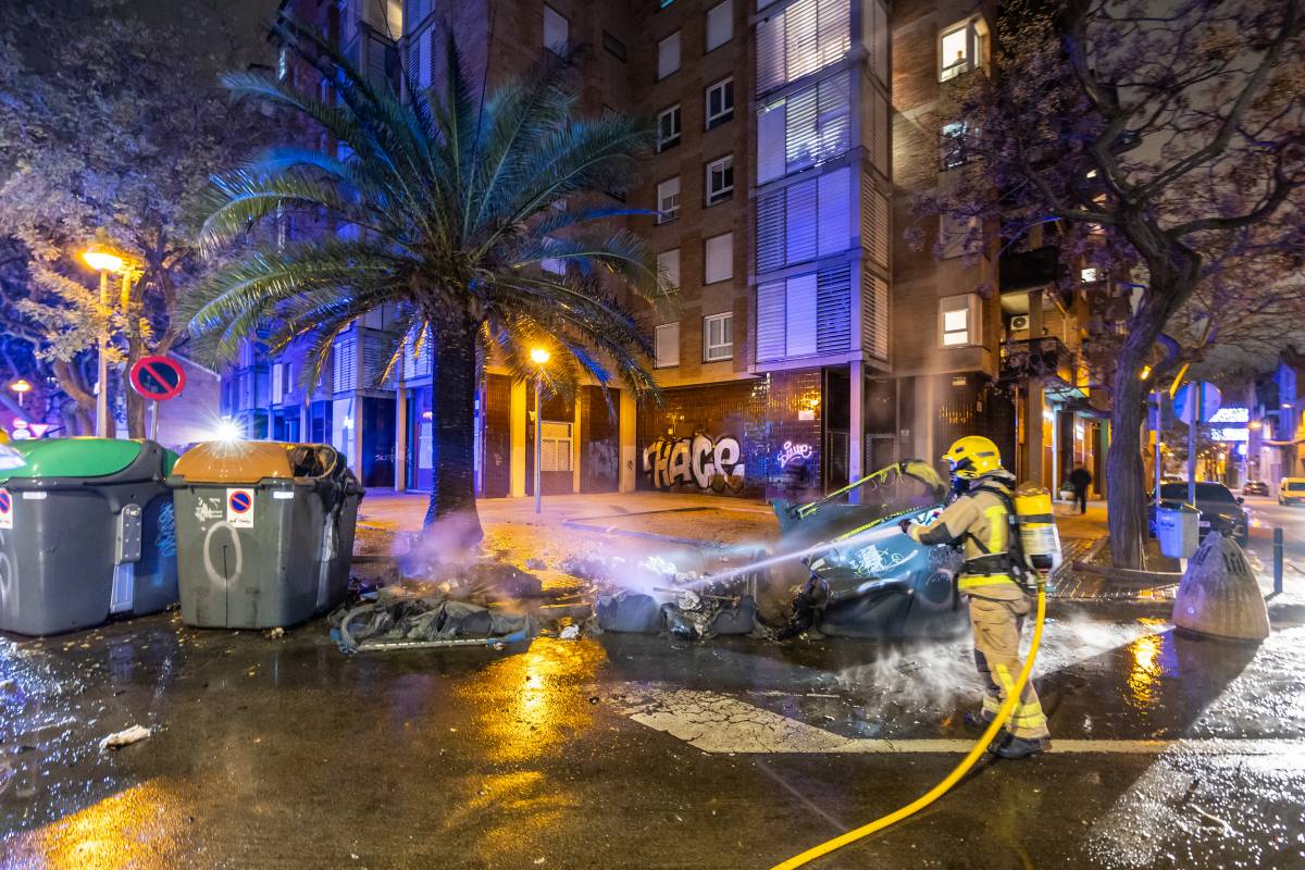 Intervenció dels Bombers de la Generalitat a Sabadell