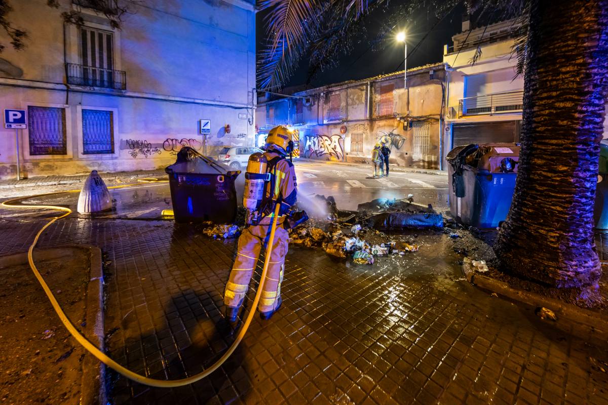 Intervenció dels Bombers de la Generalitat a Sabadell
