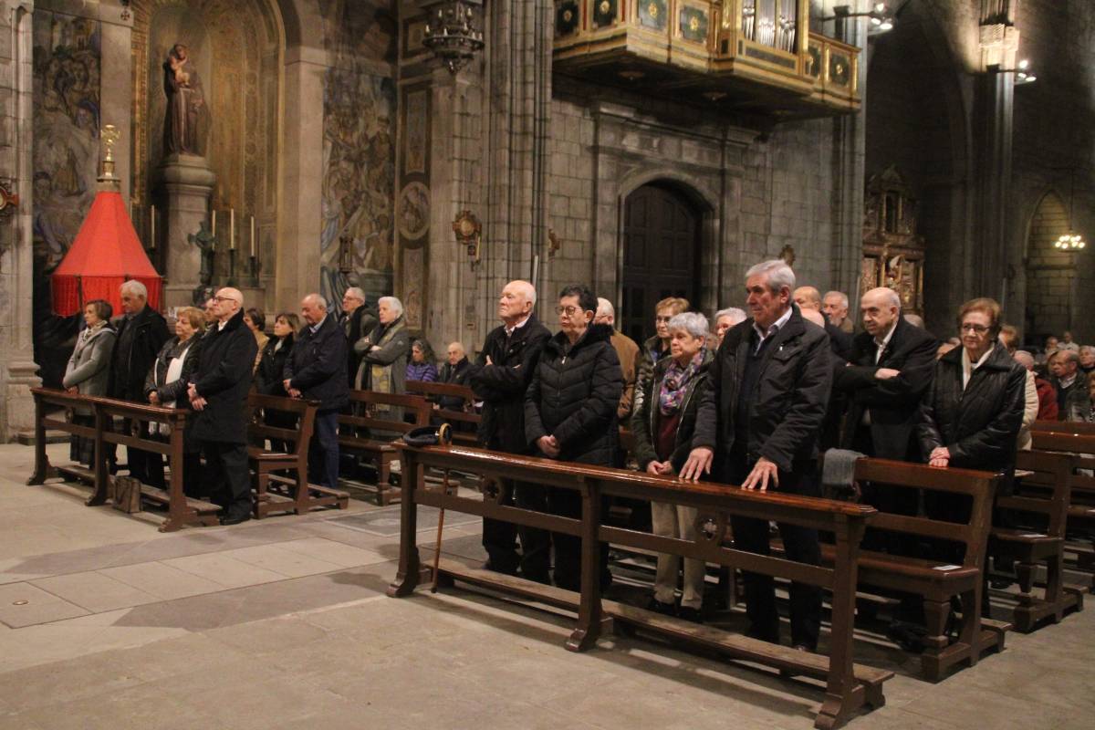 Els esposos es van situar a les primeres files  - Ramon Estany 