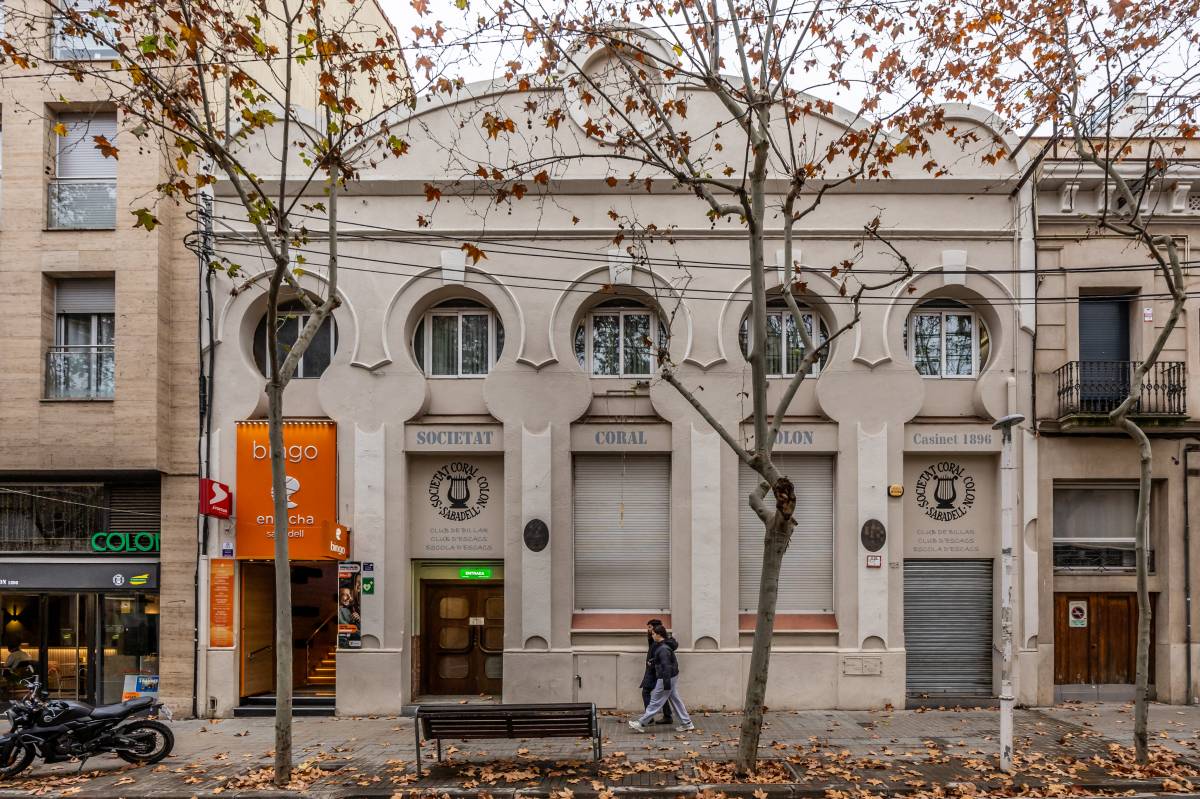 La seu de la SC Colon, a l`avinguda d`Onze de Setembre