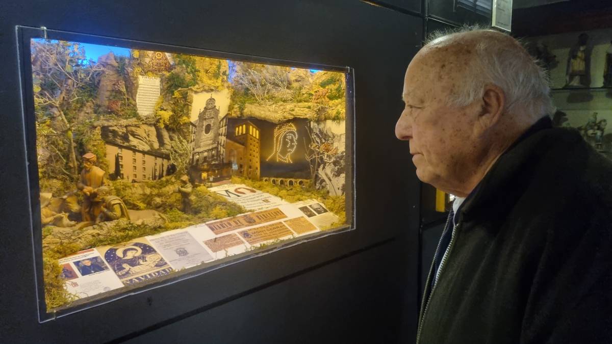 Un homenatge al mil·lenari de Montserrat a l'Agrupació de Pessebristes