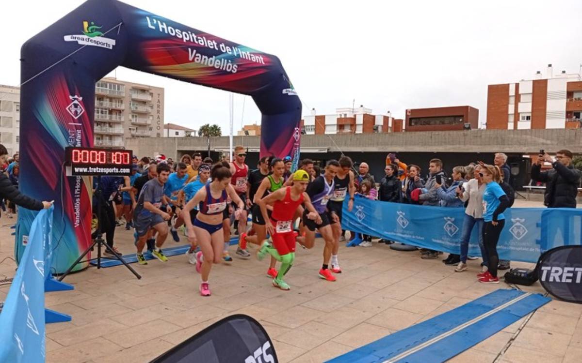 Més de 300 persones participen en la XIV Cursa de Sant Silvestre de l’Hospitalet de l’Infant