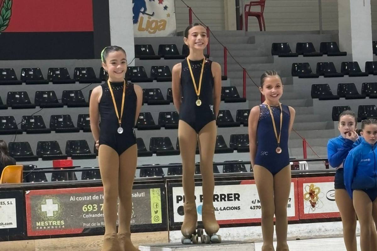 Abril Vila tercera classificada - Solsona Patí Club 