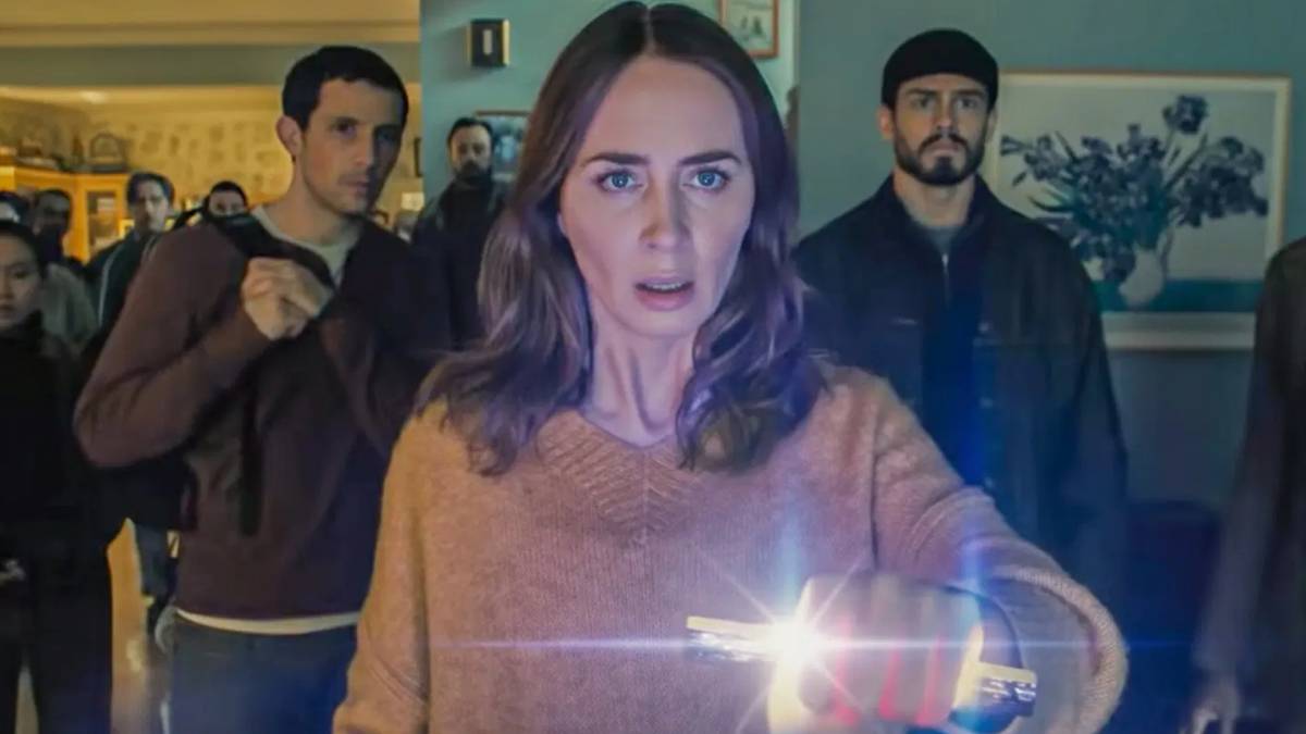 Emily Blunt, en una de les imatges del tràiler del nou film d`Spielberg