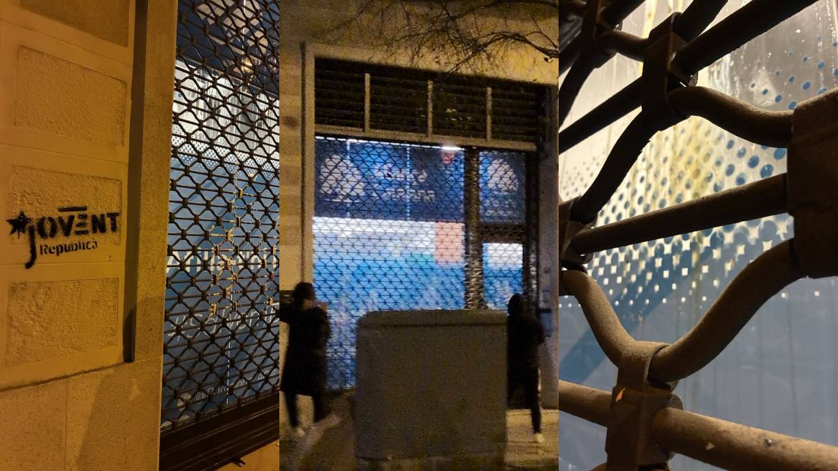 Les joventuts d'ERC vandalitzen la nova seu d'Aliança Catalana a Barcelona