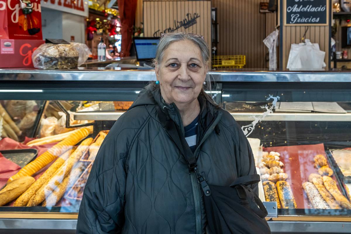 Maravilla Borja al Mercat de La Creu Alta