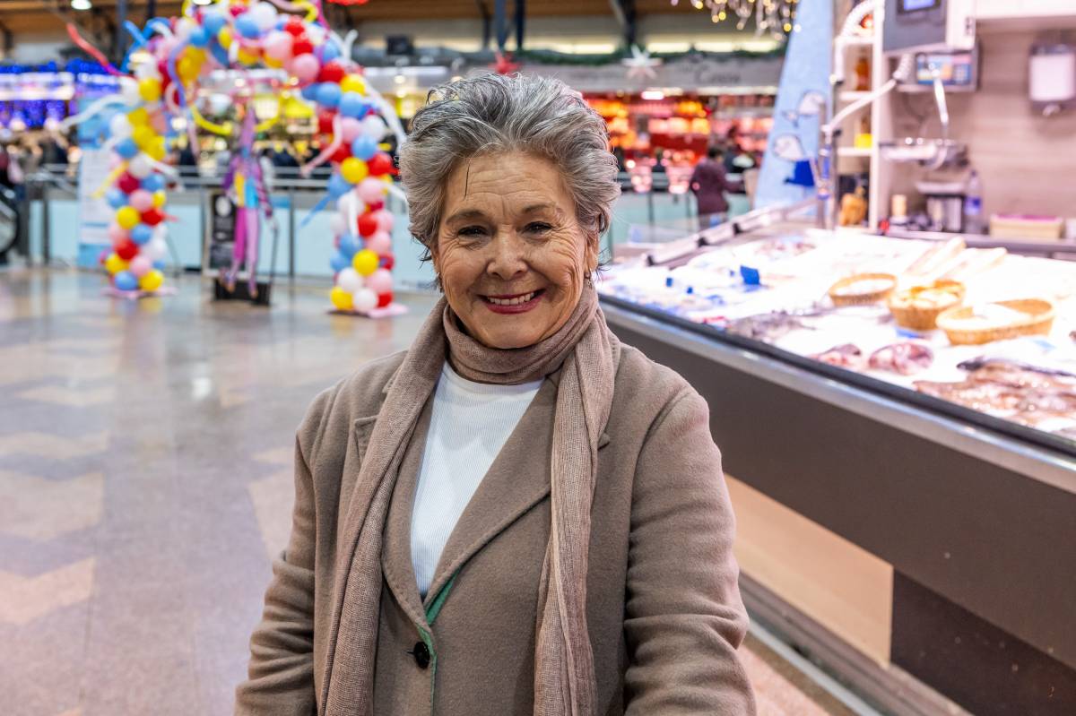 Veïna al Mercat Central de Sabadell