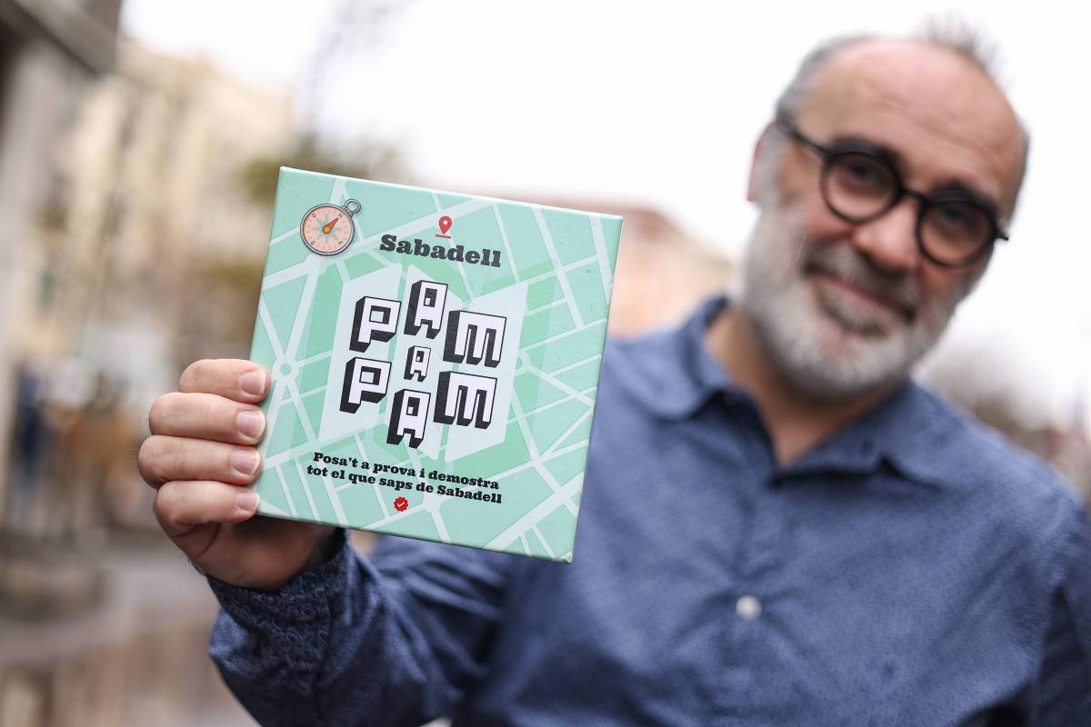 El joc de taula de Sabadell que permet conèixer la ciutat 'Pam a Pam'