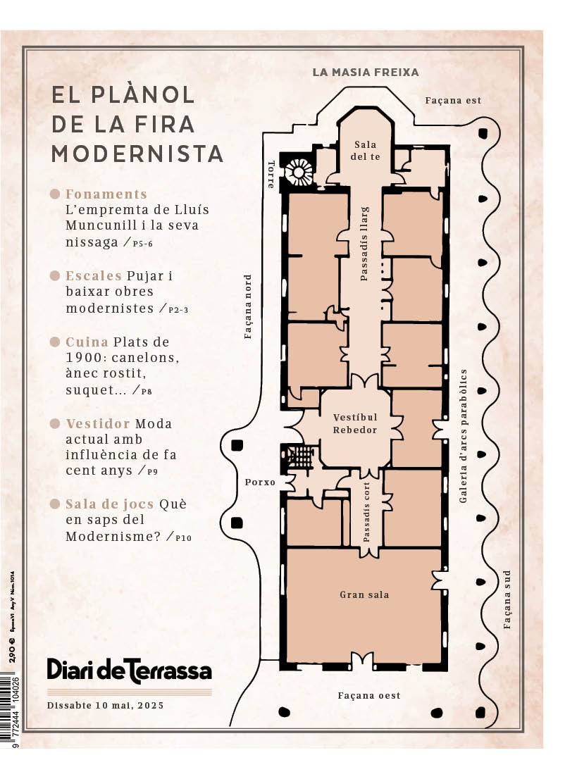 El plànol de la Fira Modernista 2025 - 