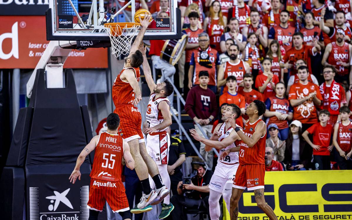 El Baxi Manresa buscarà a Saragossa consolidar el triomf a Burgos 