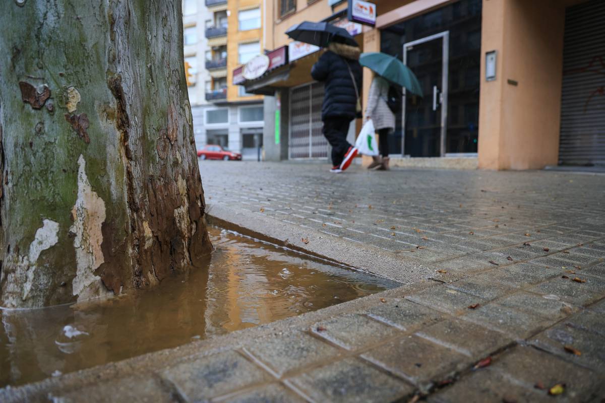 Pluja el mes de març a Sabadell - D.S.