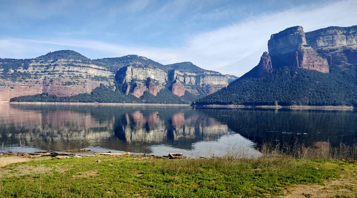 El temporal incrementa les reserves d'aigua: un 25% més al pantà de Sau