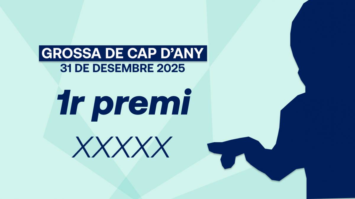 El XXXXX, primer premi de la Grossa de Cap d'Any 2025