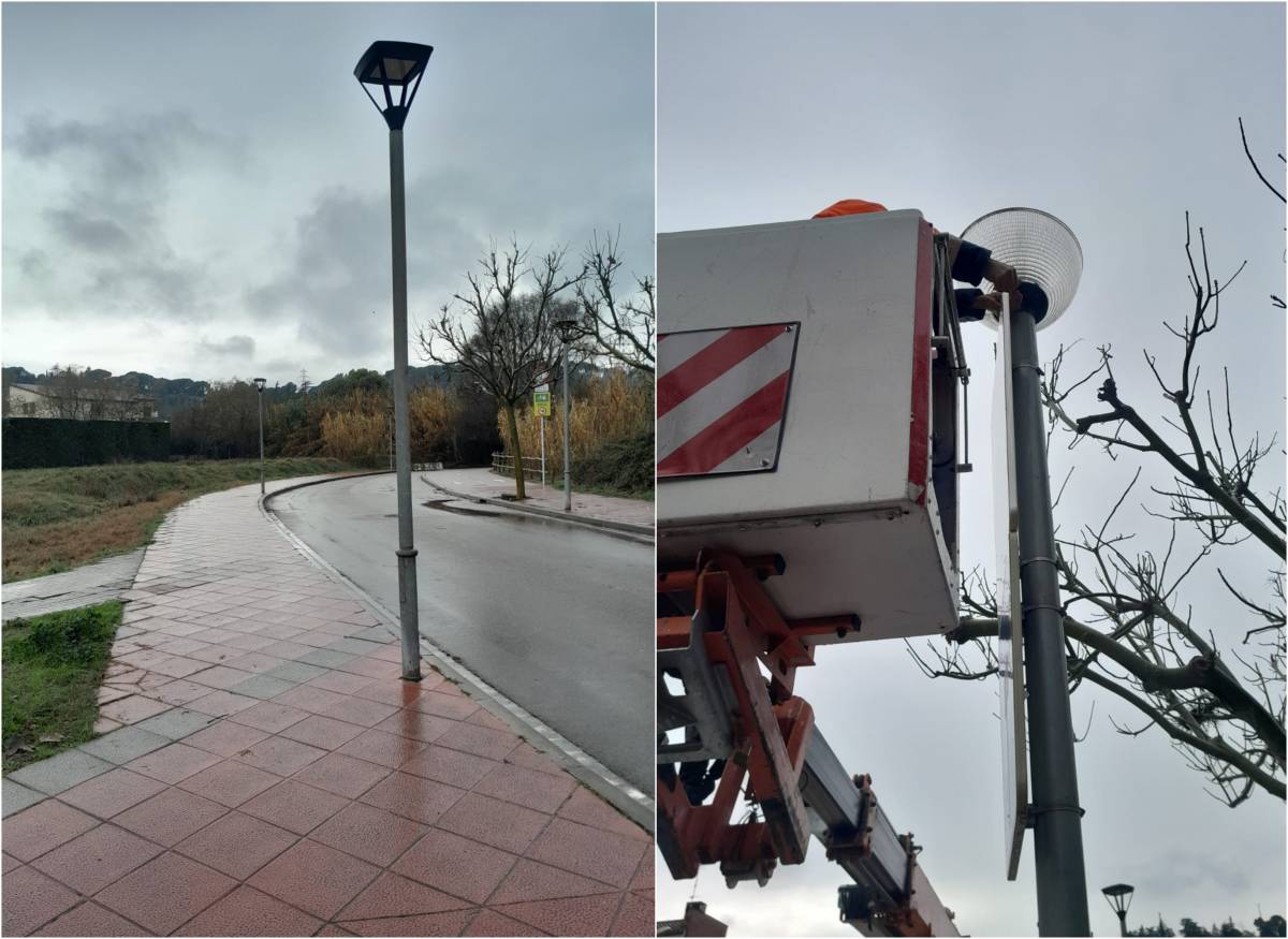 Sant Celoni renova l’enllumenat públic amb tecnologia LED