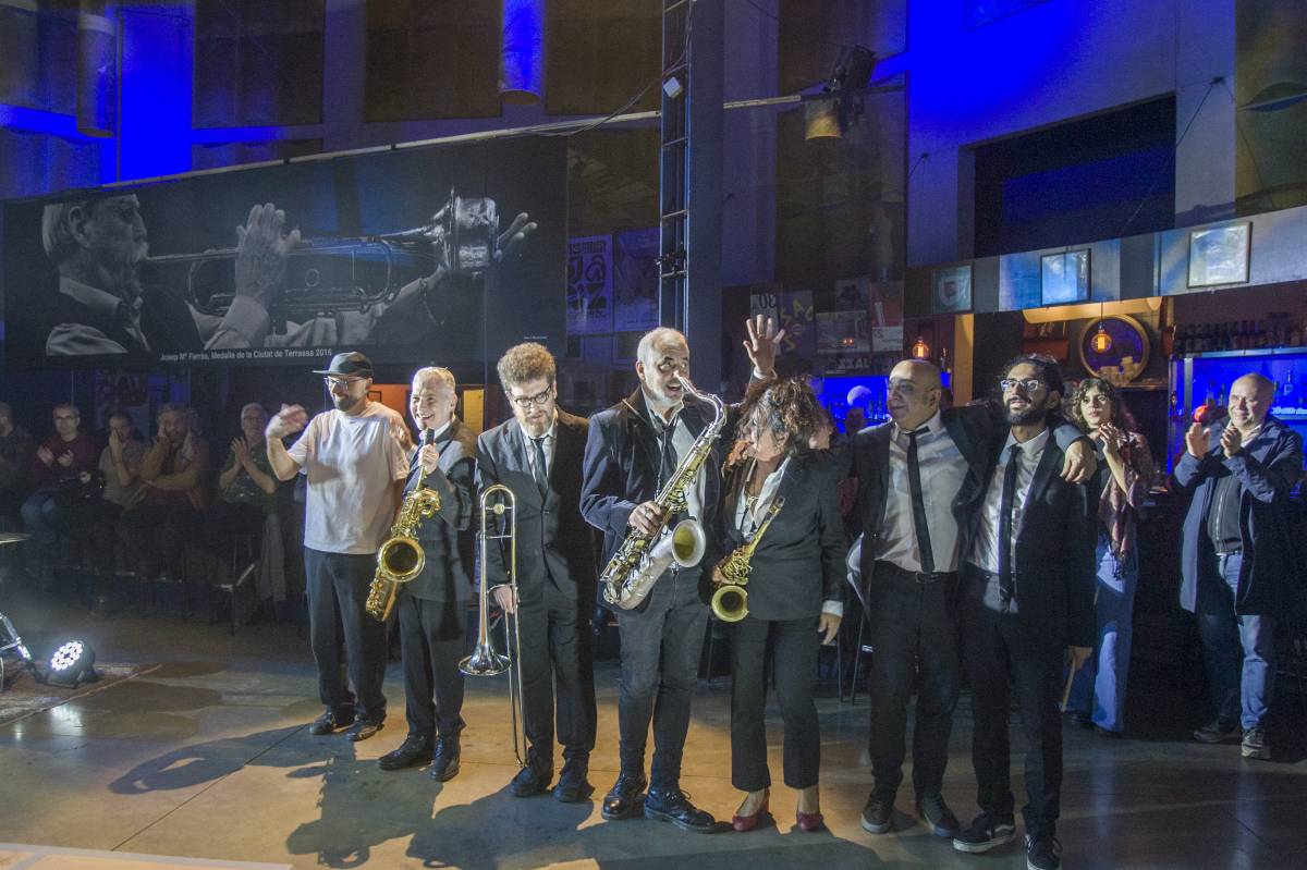 Membres de Fail Again Ensemble a la Cava el passat 6 de novembre - Nebridi Aróztegui