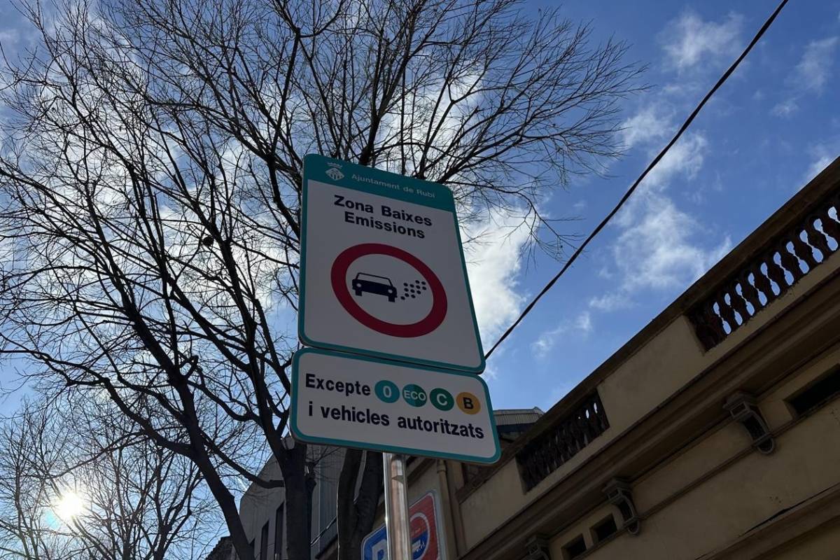 Entra en marxa la Zona de Baixes Emissions a Rubí