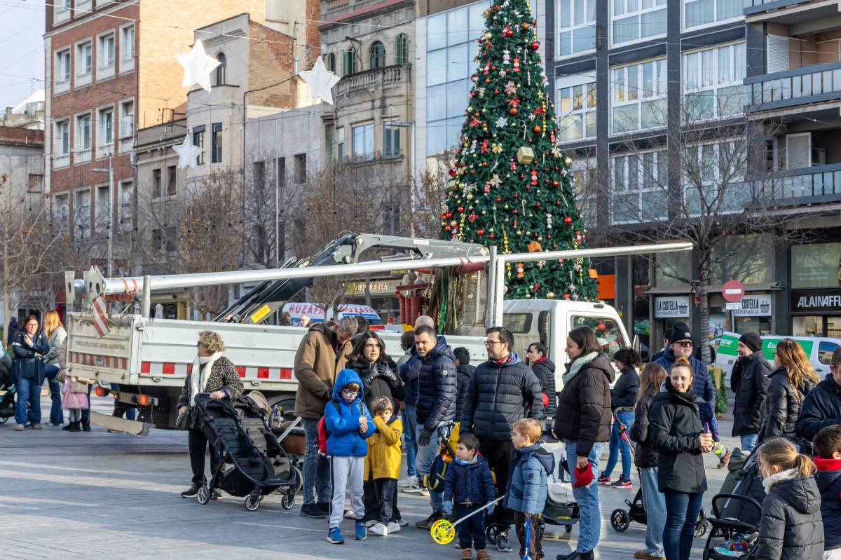 Revisió dels fanals al centre de Sabadell