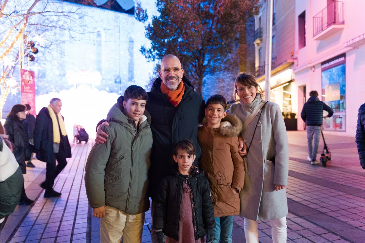 Jaume Roca amb la seva família - DAVID CHAO