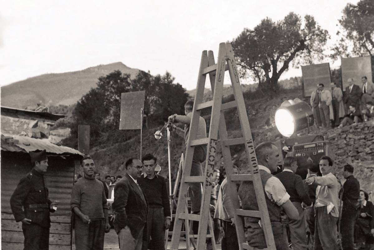 El rodatge la pel·lícula Lampidorra, ampientada al Montseny.