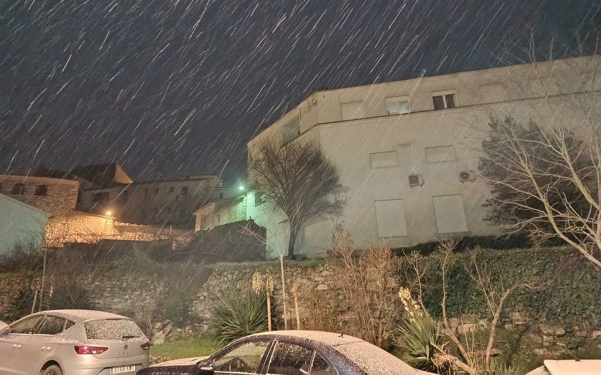 La neu emblanquina l'interior de Catalunya