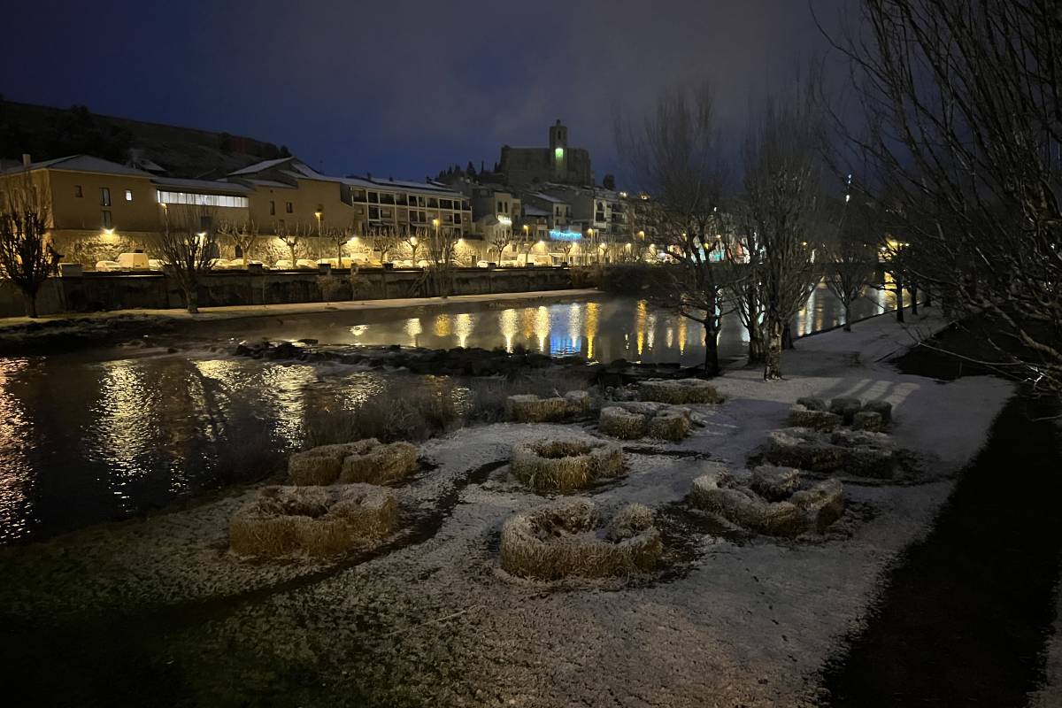 La neu emblanquina l'interior de Catalunya