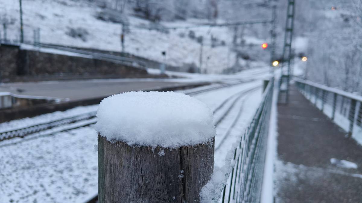 Neu a Queralbs la vigília de Reis - Nació