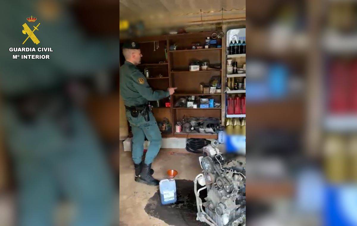 Localitzat un taller mecànic sense permisos prop de la zona PEIN de les serres de Cardó-el Boix, al Perelló