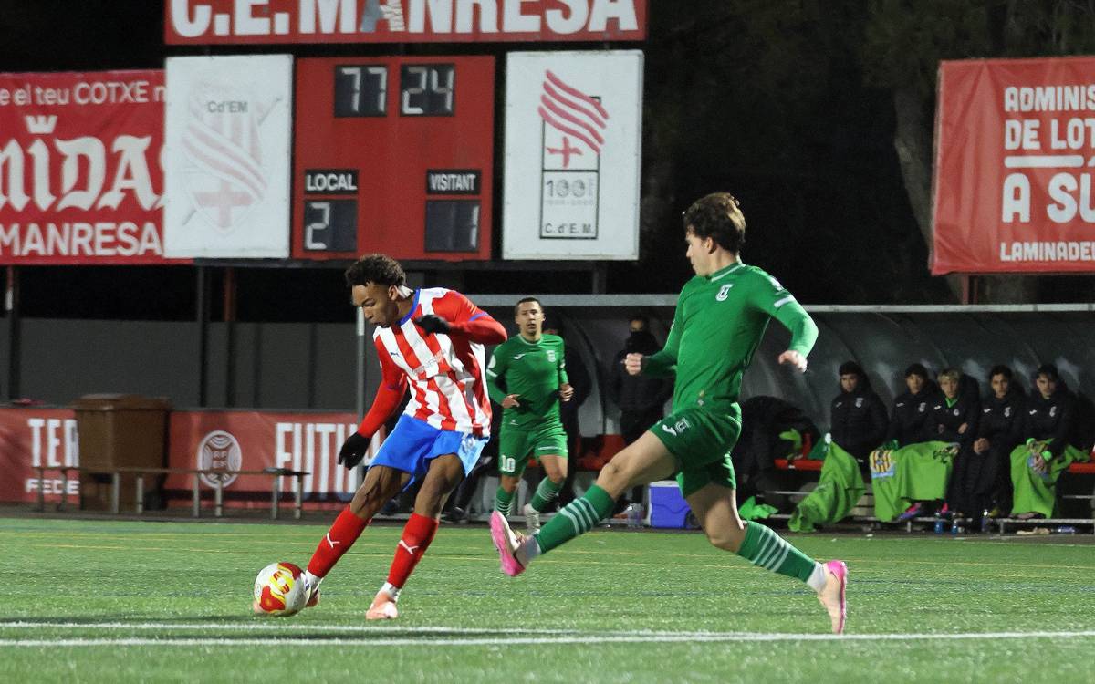 Un gol en fora de joc al 93 priva el CE Manresa d'una victòria merescuda davant el Cornellà (2-2)
