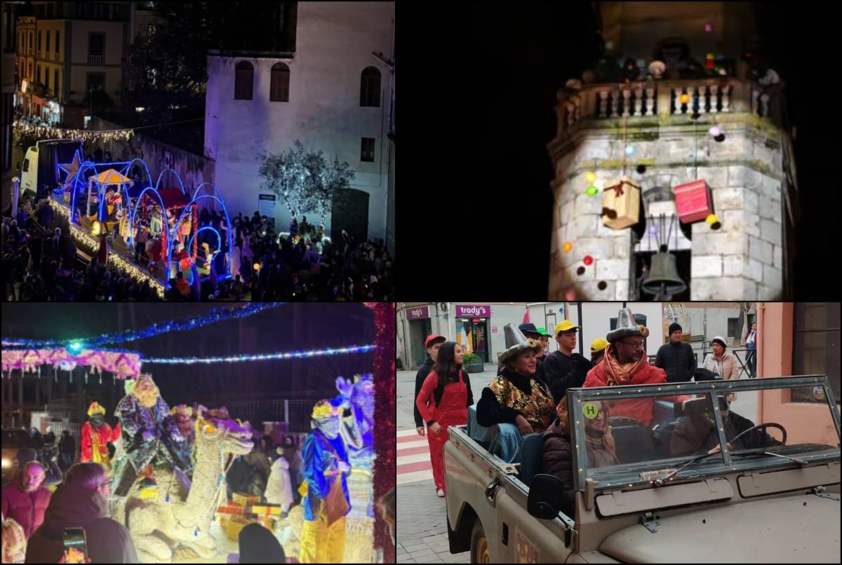 Tractors, camells i cotxes d'època: així han estat els Reis al Montseny