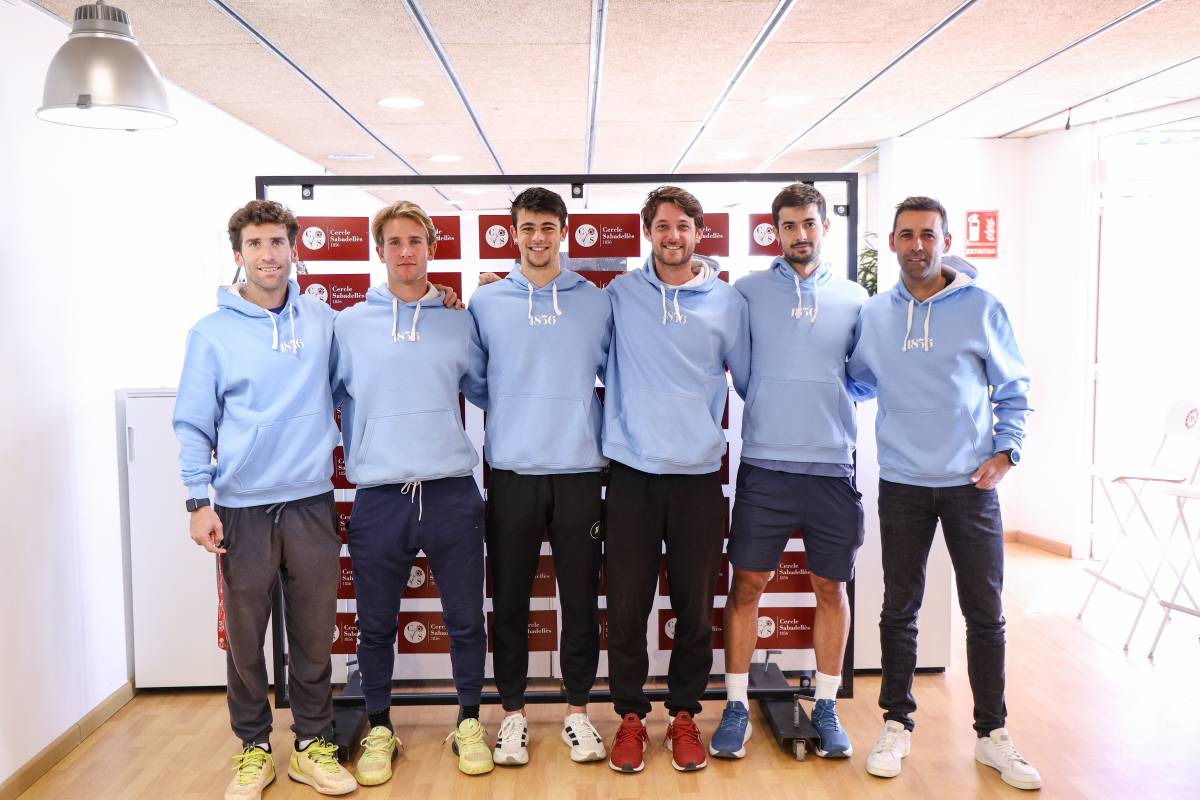 El Cercle Sabadellès homenatja el seu equip absolut masculí de tennis
