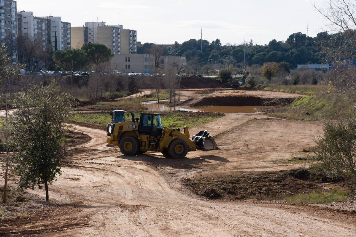 Zona de Badia on s`ubicaran tant la residència com altres equipaments