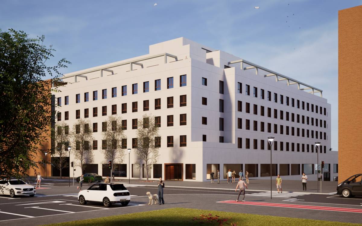 Així serà la residència d`estudiants privada de Badia