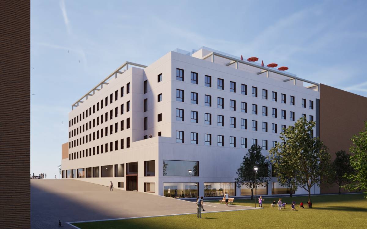 Així serà la residència d'estudiants privada de Badia - Cedida