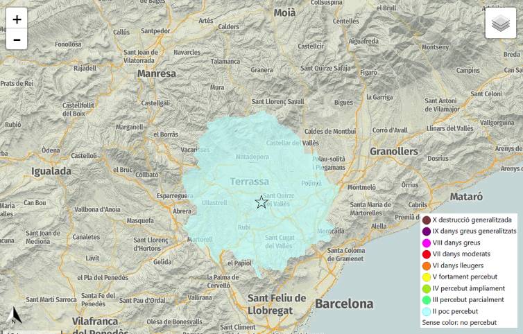 Un terratrèmol de magnitud 2,7 sorprèn el Vallès Occidental de matinada
