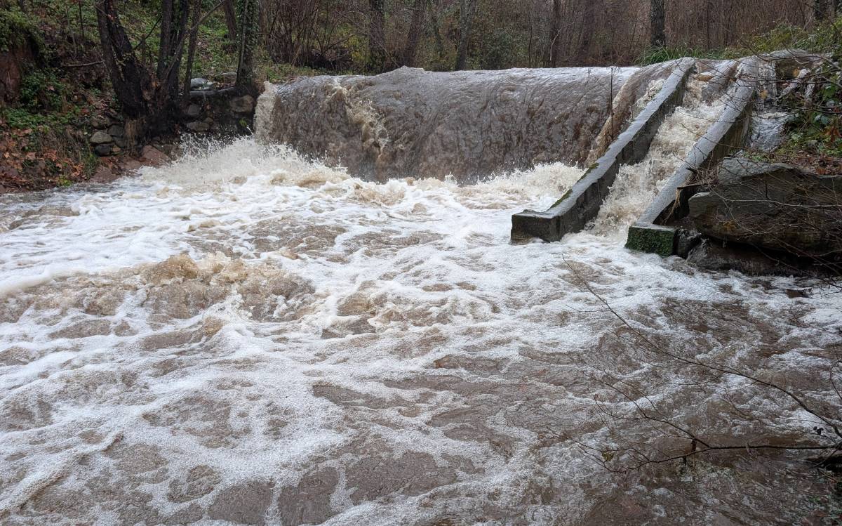 Hivern a Osona i el Lluçanès: la Riera Major, a Viladrau, el desembre de 2025.