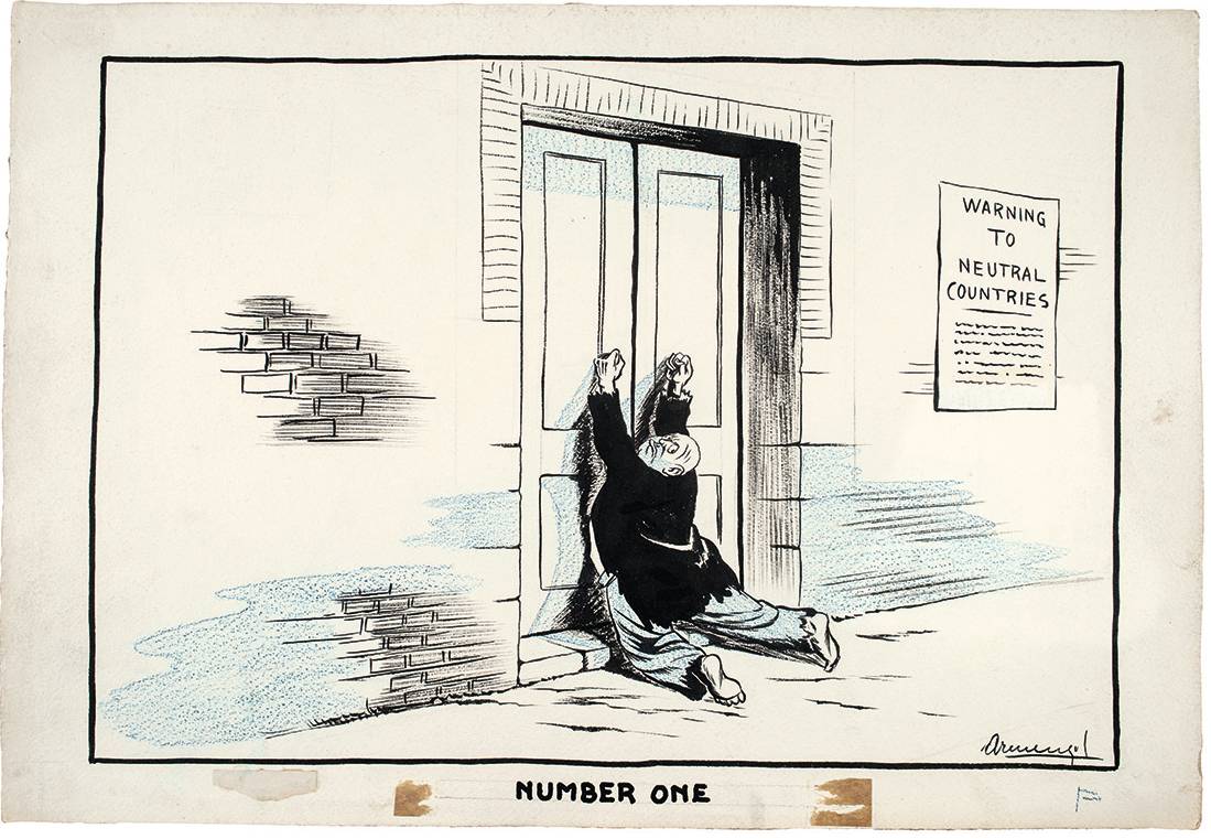 ‘Número u’, 1943-1945. Mussolini, derrotat, implora acceptació als Aliats. - Mario Armengol ‘Número u’, 1943-1945. Mussolini, derrotat, implora acceptació als Aliats.