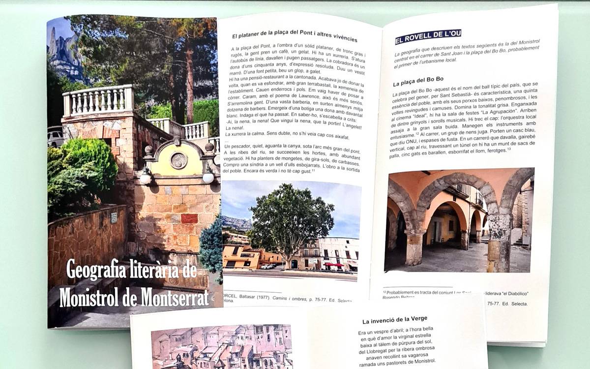 Monistrol de Montserrat estrena una guia literària amb textos inspirats en la vila