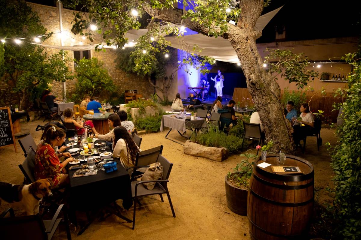 La terrassa d`El Brot a Vilavenut