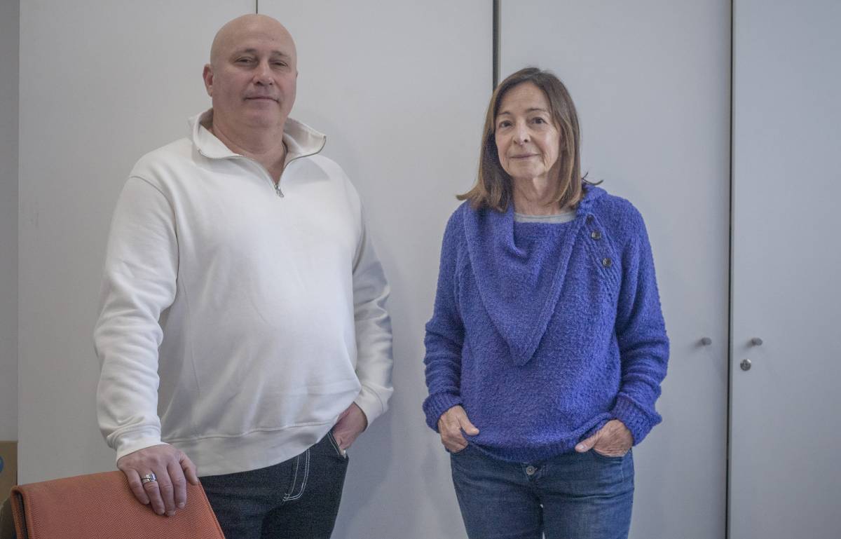 Pedro Romero amb l'escriptora Núria Armengol - Nebridi Aróztegui