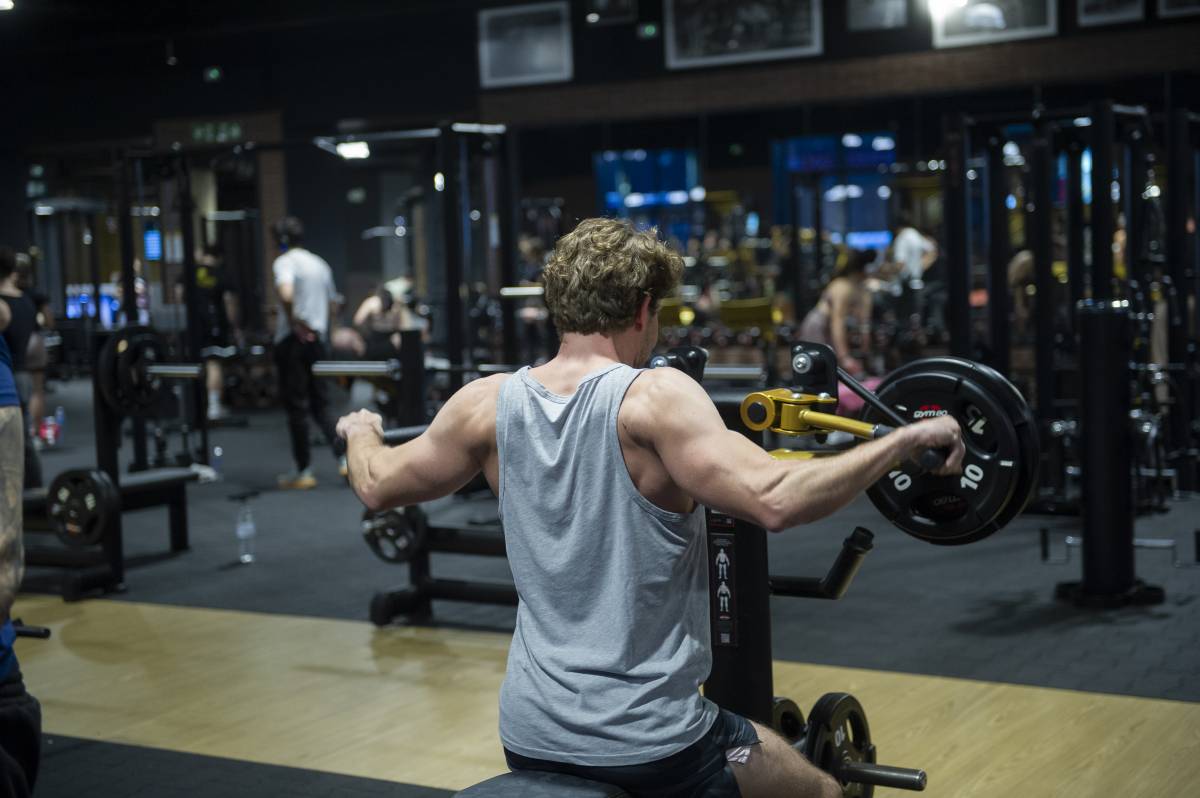 Usuaris del l'únic Gold's Gym de l'estat, a Terrassa - Alberto Tallón