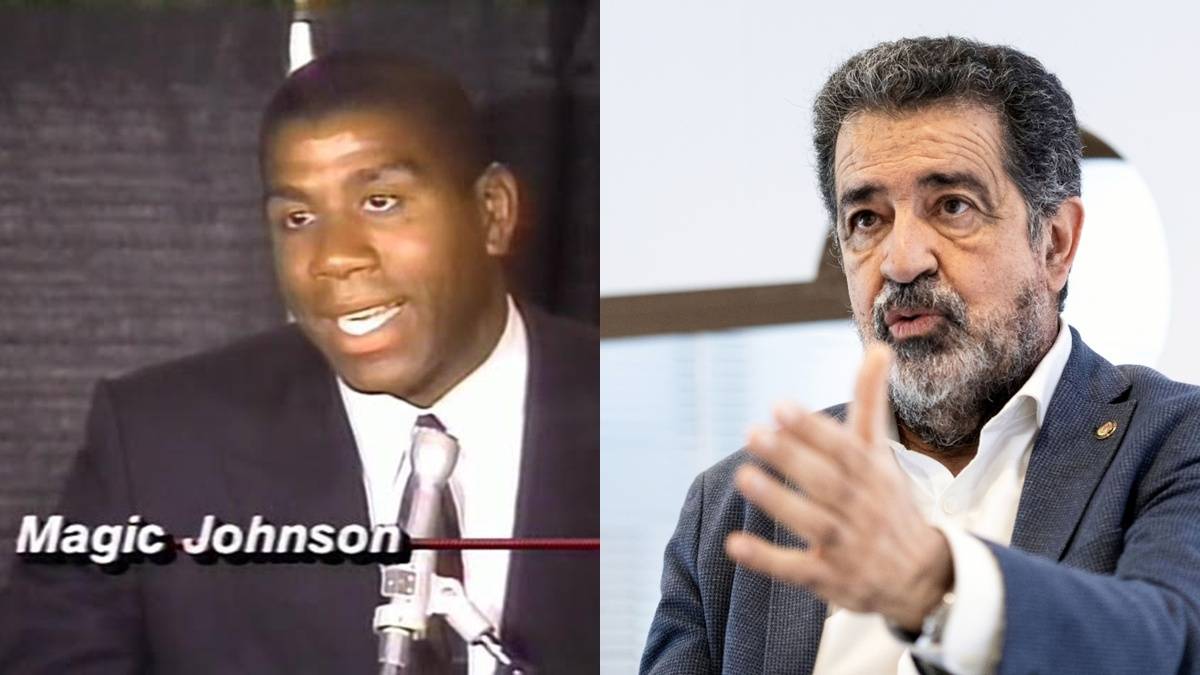 Jordi Robirosa revela un detall inèdit de la seva entrevista amb Magic Johnson per a TV3: «El mato o no el mato?»