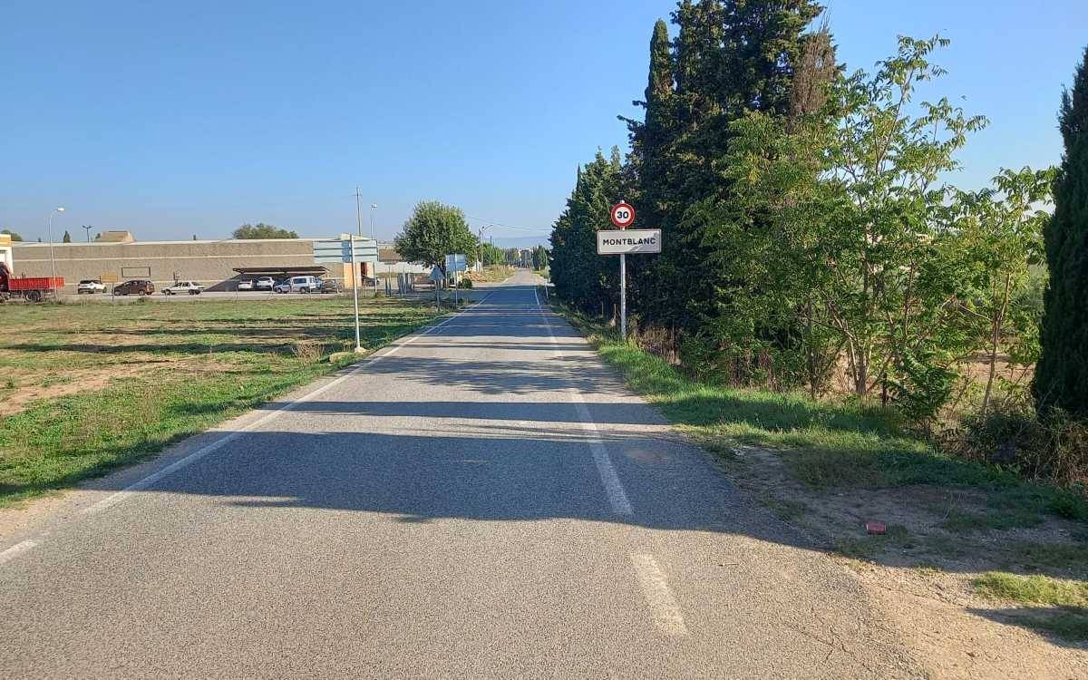 Comencen les obres de millora de la carretera TV-7042 entre Montblanc i Rojals