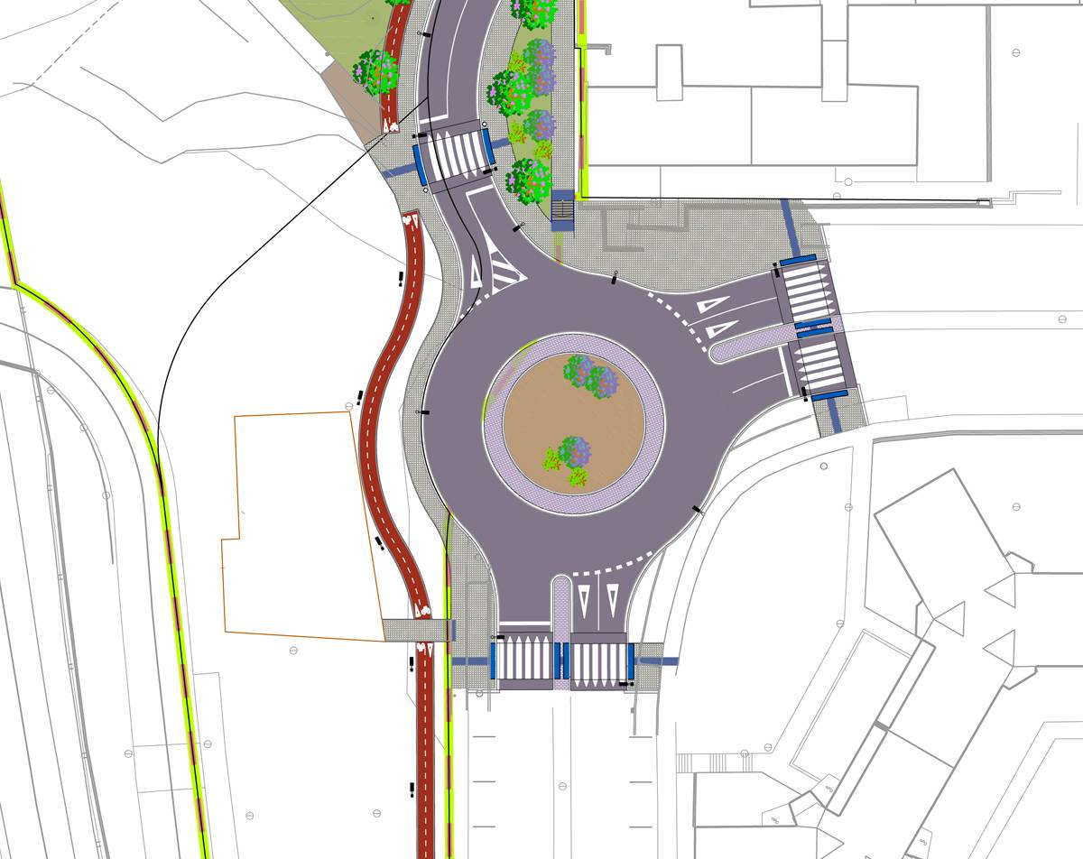 Mapa amb les afectacions a Badia