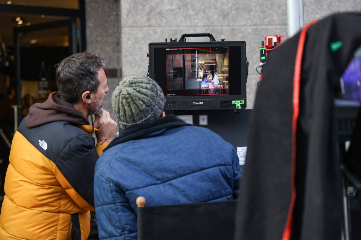 Set de filmació a la carretera de Barcelona - Víctor Castillo Set de filmació a la carretera de Barcelona