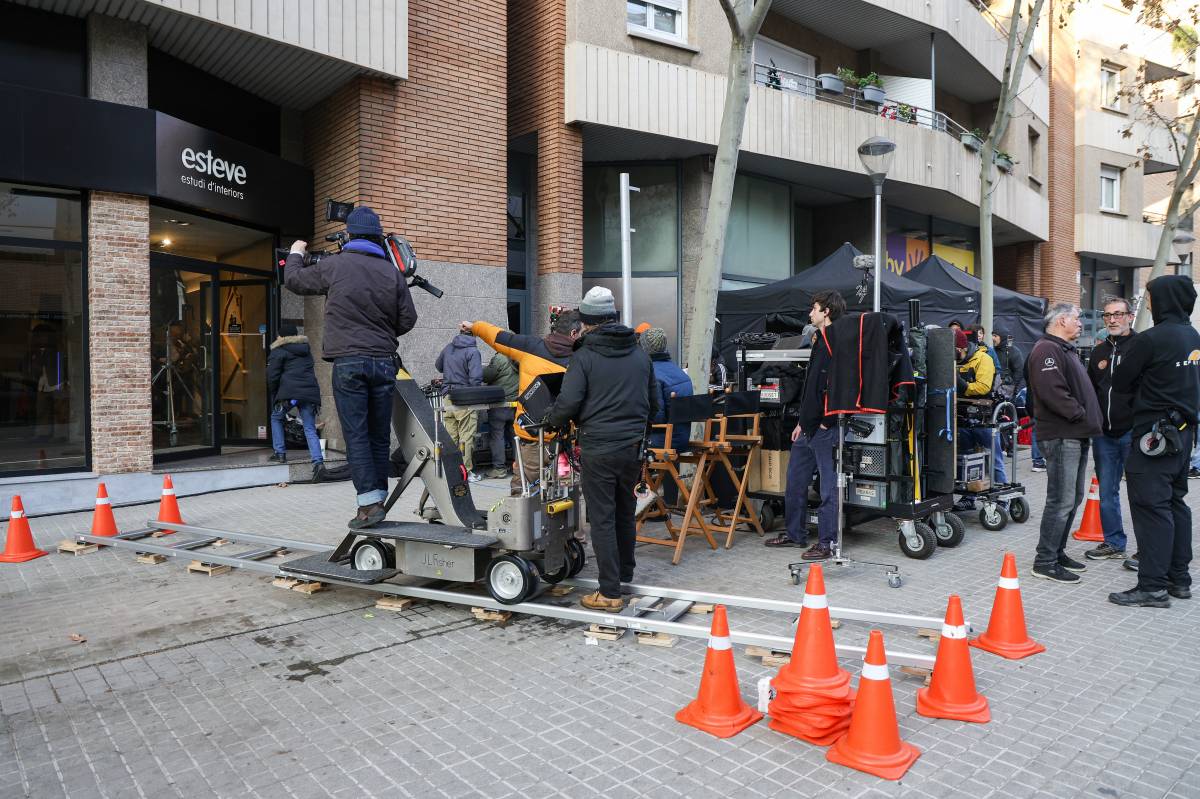 FOTOS | Una marca anglesa escull Sabadell per gravar-hi un anunci publicitari