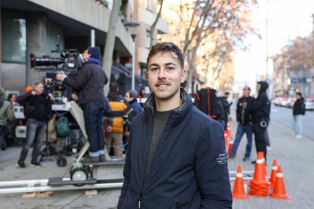 Set de filmació a la carretera de Barcelona - Víctor Castillo Set de filmació a la carretera de Barcelona